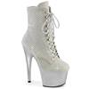 Pleaser - ADORE1020RM Bottes de plateforme, Pole dance chaussures - Couleur argent Product image
